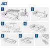 ACT USB 40Gbps M.2 2280 NVMe / PCIe SSD ümbris, tööriistavaba