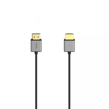 Hama 00205449 HDMI-kaabel 1,5 m HDMI tüüp A (Standard) Must, Hall