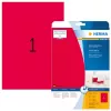 Isekleepuv printerisilt HERMA Neonsildid A4 210x297 mm säravpunane paber matt 20 tk.