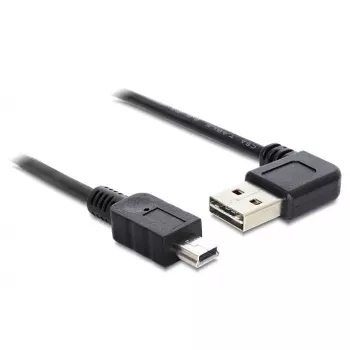 USB-kaabel DeLOCK 5m USB 2.0 A - miniUSB m/m 83381 Must