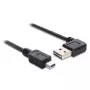 USB-kaabel DeLOCK 5m USB 2.0 A - miniUSB m/m 83381 Must