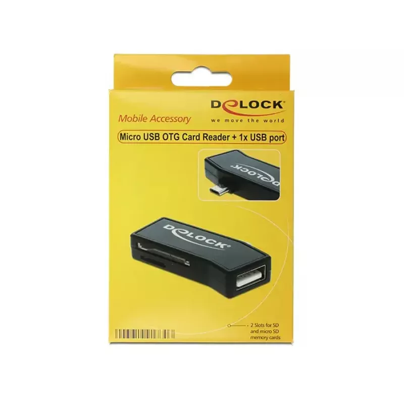 Kaardilugeja DeLOCK 91730 USB 2.0 Must