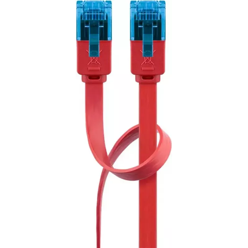 Lame patch-kaabel Goobay CAT 6A U/UTP punane 0,5 m