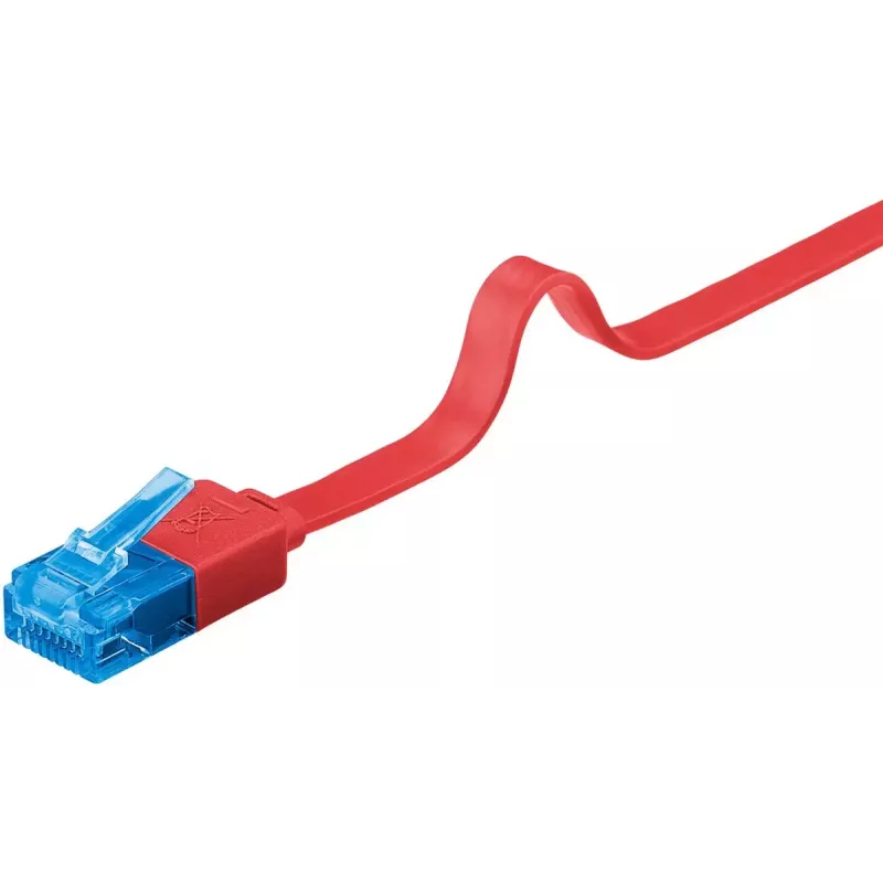Lame patch-kaabel Goobay CAT 6A U/UTP punane 0,5 m