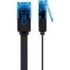 Lame ühenduskaabel Goobay CAT 6A U/UTP 0.5m Must