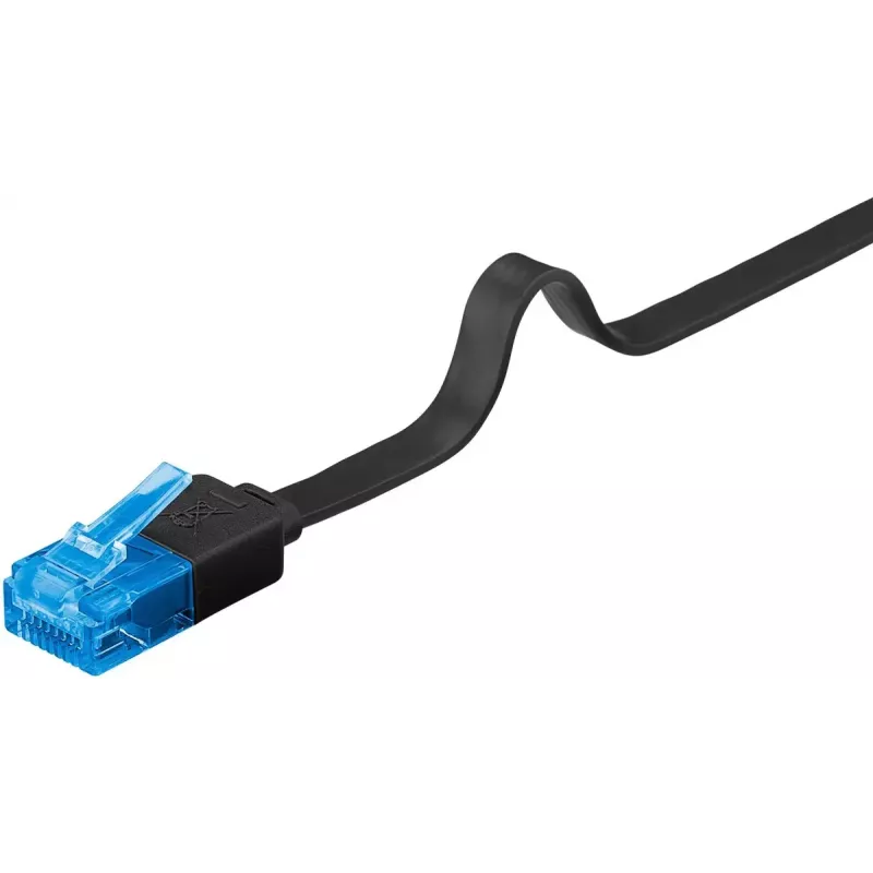 Lame ühenduskaabel Goobay CAT 6A U/UTP 0.5m Must
