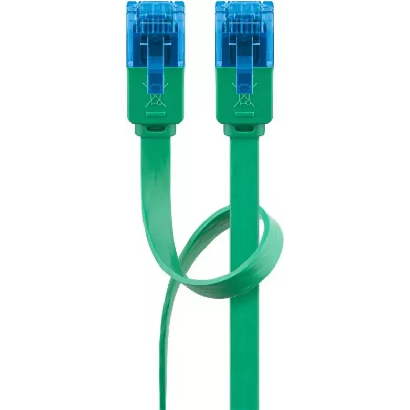 Goobay CAT 6A lame patch-kaabel U/UTP 1m roheline RJ-45