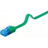 Goobay CAT 6A lame patch-kaabel U/UTP 1m roheline RJ-45