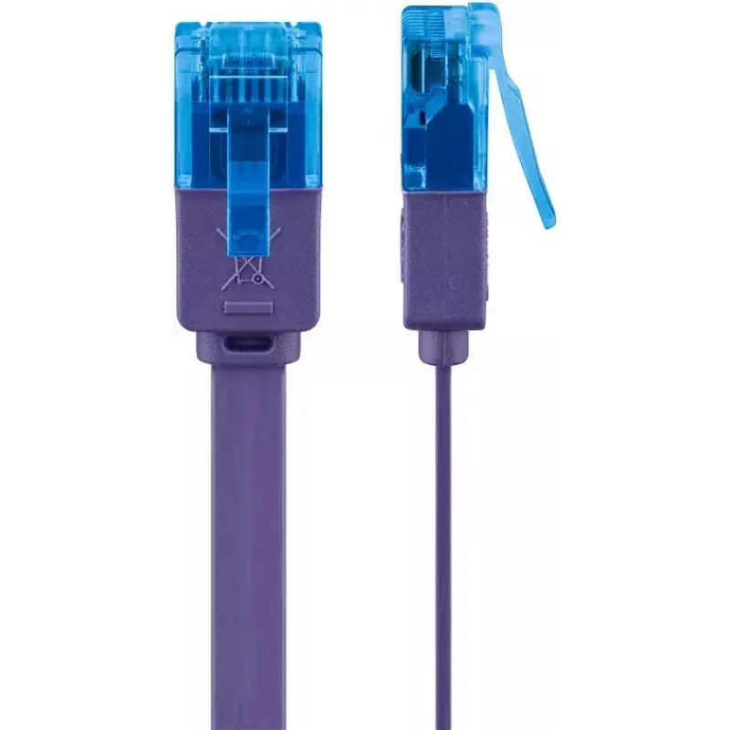 Lame patch-kaabel Goobay CAT 6A U/UTP Violetne 1 m