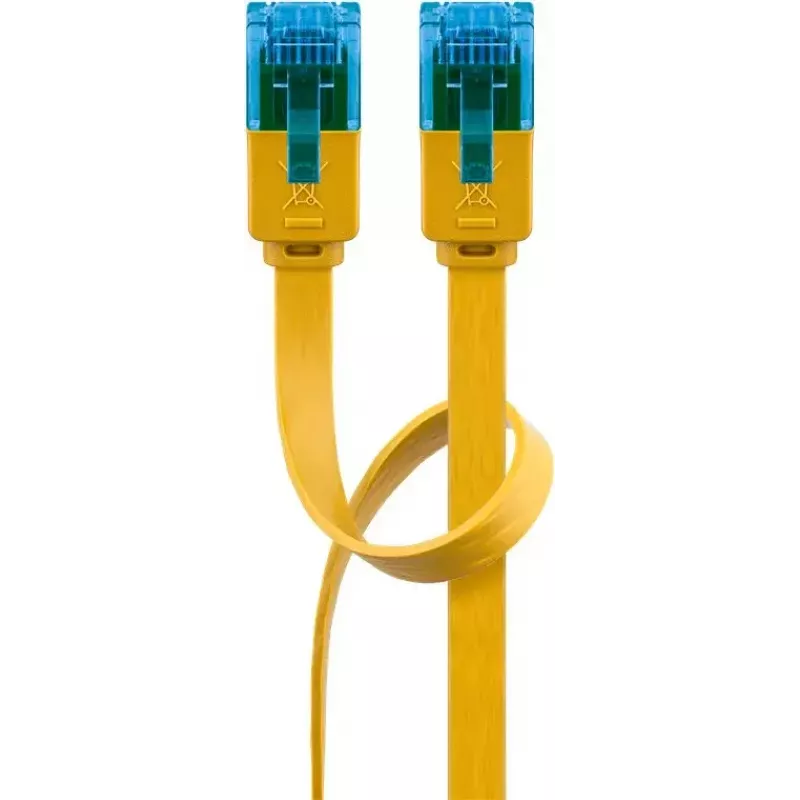 Lame patch-kaabel Goobay CAT 6A U/UTP Kollane 2m