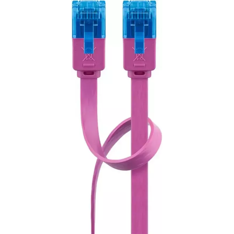 Lame patch-kaabel Goobay CAT 6A U/UTP magenta 2m