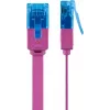 Lame patch-kaabel Goobay CAT 6A U/UTP magenta 2m