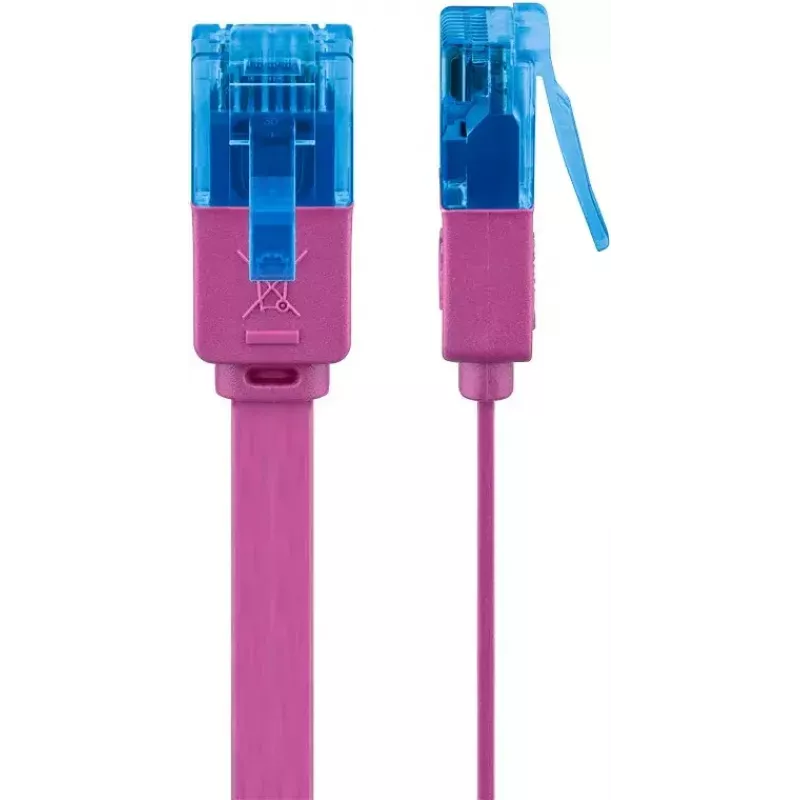 Lame patch-kaabel Goobay CAT 6A U/UTP magenta 2m