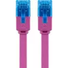 Lame patch-kaabel Goobay CAT 6A U/UTP magenta 2m