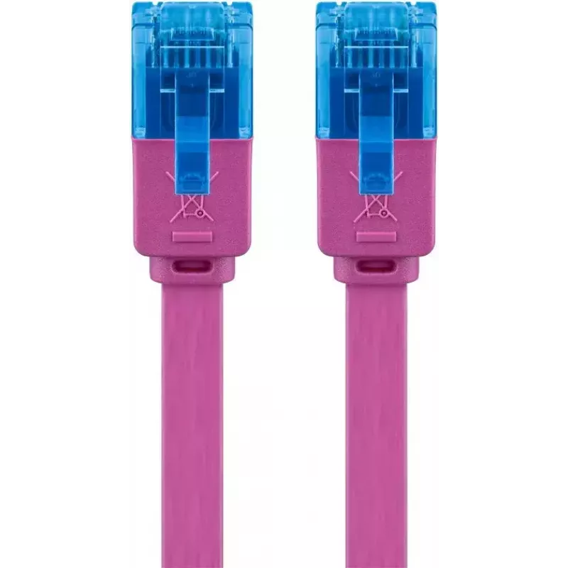 Lame patch-kaabel Goobay CAT 6A U/UTP magenta 2m