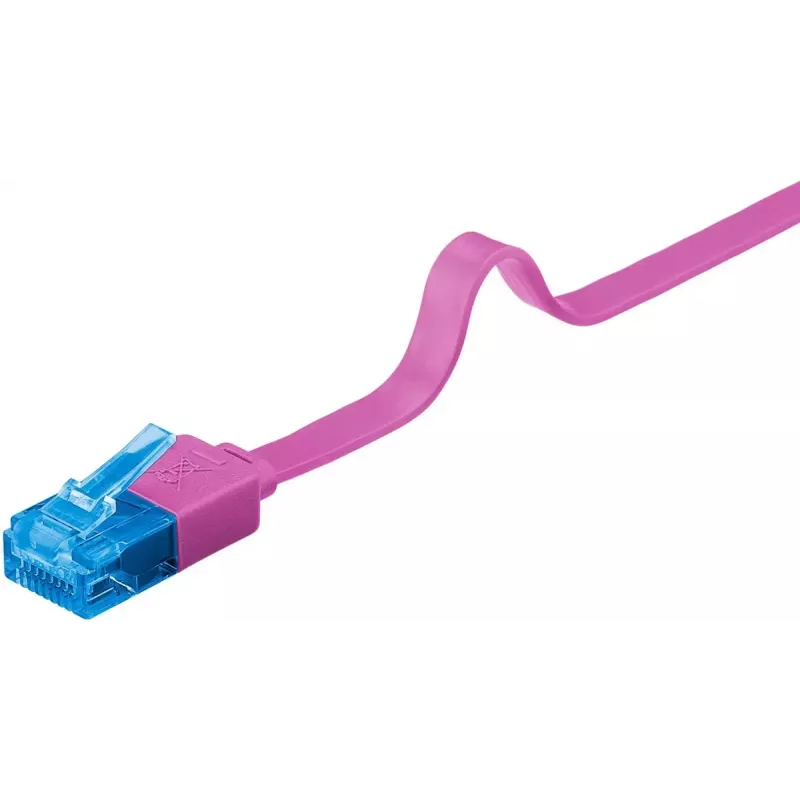Lame patch-kaabel Goobay CAT 6A U/UTP magenta 2m