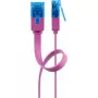 Lame patch-kaabel Goobay CAT 6A U/UTP magenta 2m