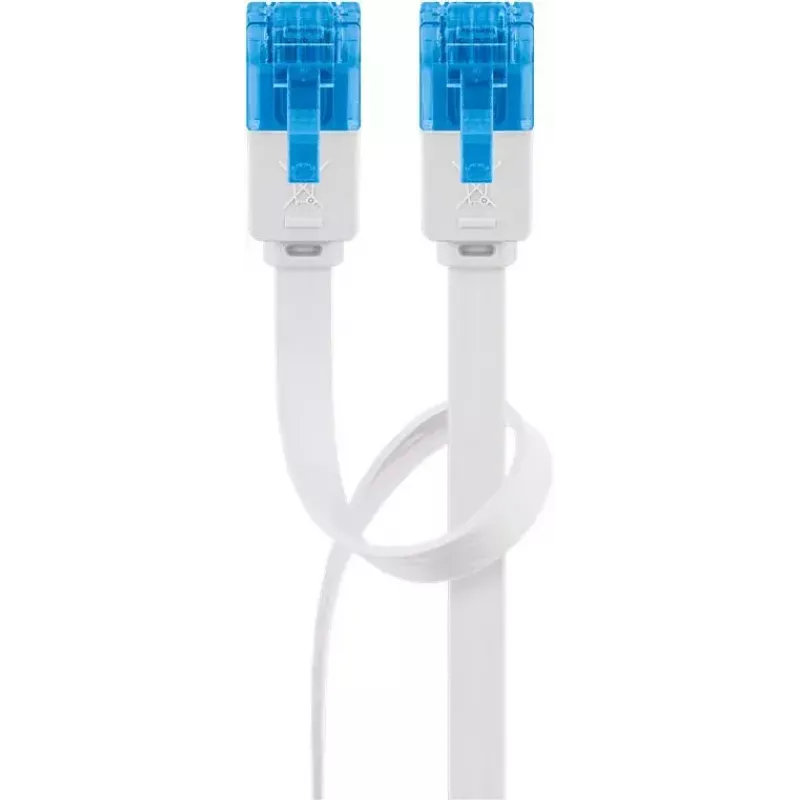 Lame patch-kaabel Goobay CAT 6A U/UTP valge 3m