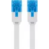 Lame patch-kaabel Goobay CAT 6A U/UTP valge 3m