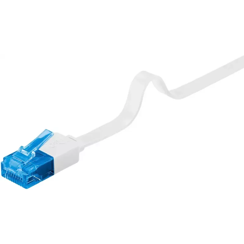 Lame patch-kaabel Goobay CAT 6A U/UTP valge 3m