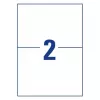 Avery Zweckform sildilehed mudel 6176 — 210 × 148 mm prinditavad lehed, paki suurus