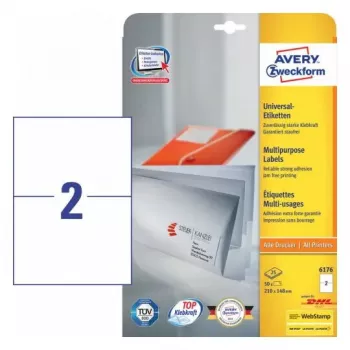 Avery Zweckform sildilehed mudel 6176 — 210 × 148 mm prinditavad lehed, paki suurus