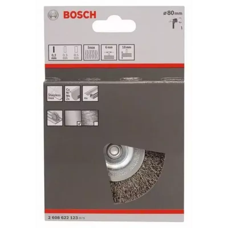 Traathari Bosch 2 608 622 123 8 cm Varre läbimõõt 6 mm