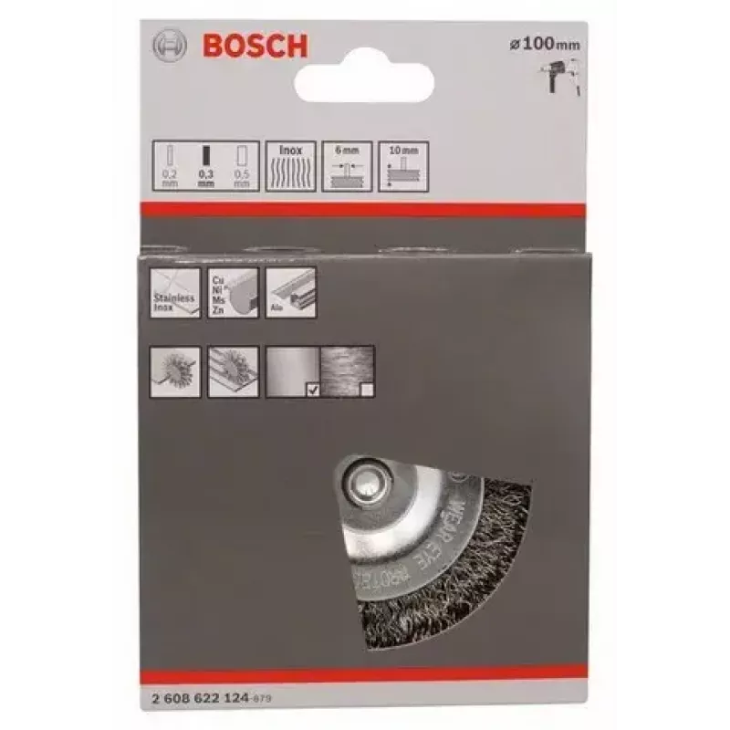 Traathari Bosch 2 608 622 124 10 cm Varre läbimõõt 6 mm