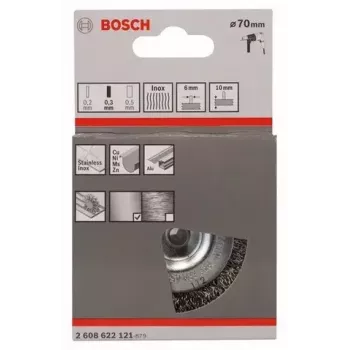 Traatharijas Bosch 2 608 622 121 7 cm läbimõõt 6 mm vars