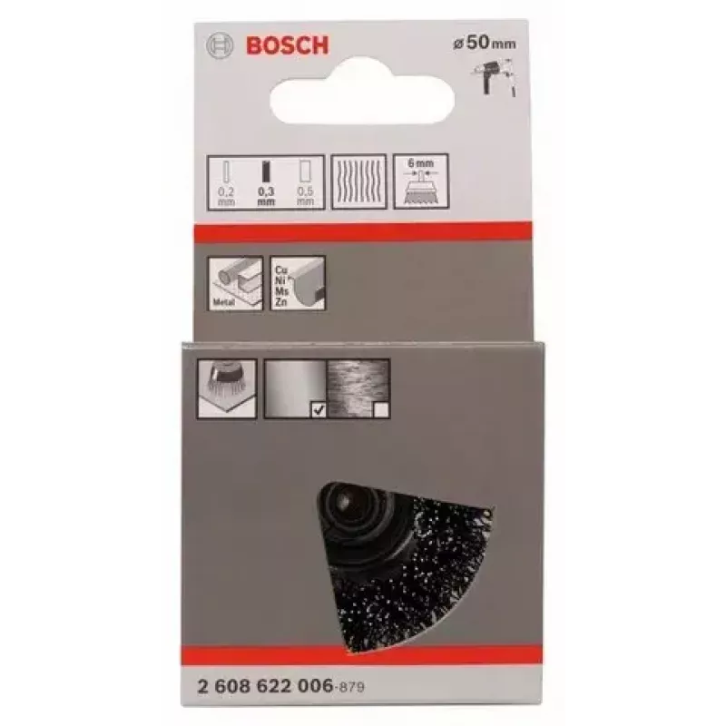 Topthari Bosch 2 608 622 006 Läbimõõt 5 cm Traadi paksus 0,3 mm