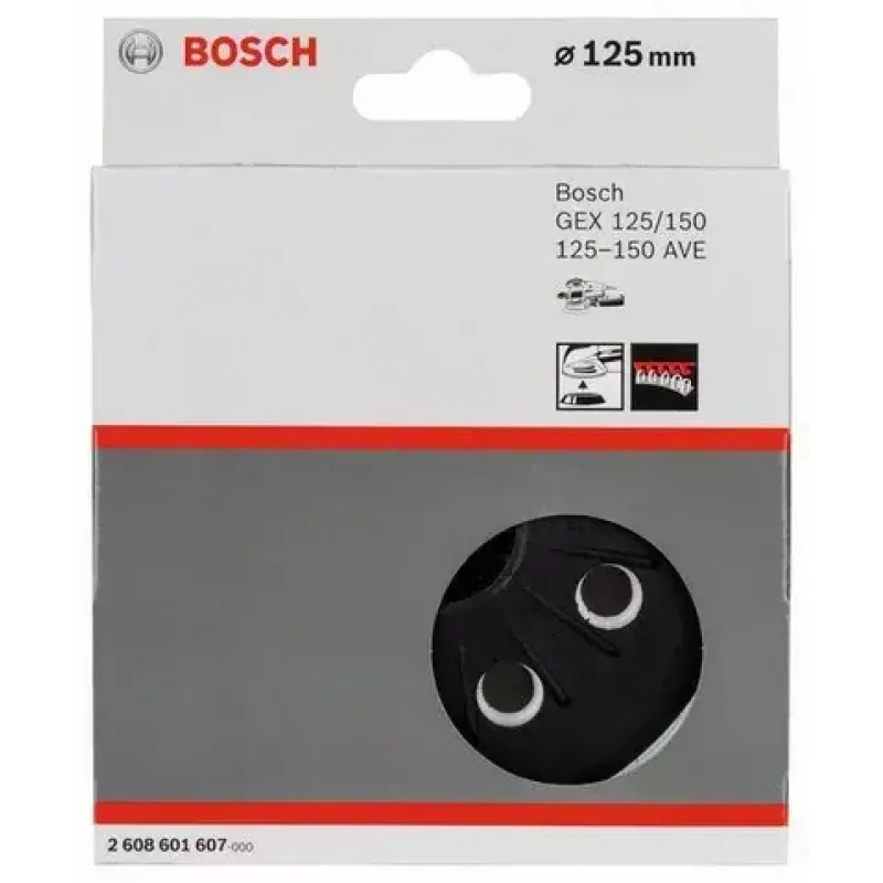 Lihvpadi Bosch 2 608 601 607 125 mm x 125 mm 1 tk