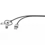 USB-kaabel Renkforce RF-4600467 0,5 m USB A USB C/Micro-USB B/Lightning Hall
