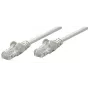 Intellinet võrguparanduskaabel, Cat5e, 0,25 m, hall, CCA, U/UTP, PVC, RJ45, kullatud kontaktid, takerdumiskindel, kaitsemuhviga, eluaegne garantii