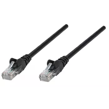 Intellinet Network patch-kaabel, Cat6, 10m, Must, Copper, U/UTP, PVC, RJ45, Gold Plated Contacts, Snagless, Booted, Lifetime Warranty