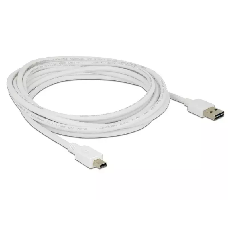 USB-kaabel DeLOCK 3m USB2.0-A/USB2.0 Mini-B 85161