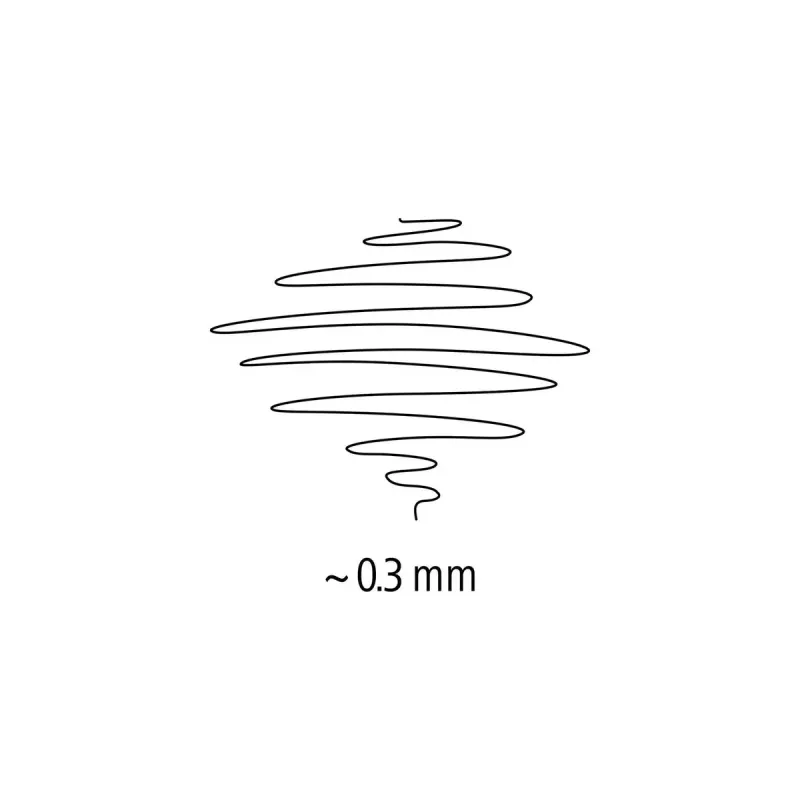 Fineliner Staedtler Pigment Liner 30803-SSB6 sinine pruun roheline oranž punane violetne