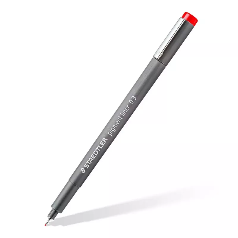 Fineliner Staedtler Pigment Liner 30803-SSB6 sinine pruun roheline oranž punane violetne