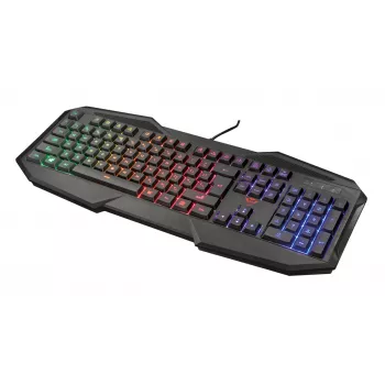 Mänguklaviatuur Trust GXT 830-RW Avonn USB Saksa Must RGB LED