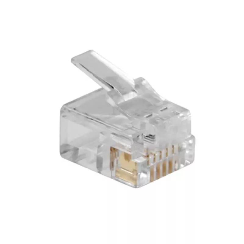 ACT RJ12 (6P/6C) modulaarpistik lamekaablile