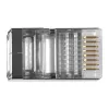 ACT RJ45 (8P/8C) varjestatud modulaarpistik ümarkaablile täisjuhtmetega