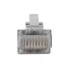 ACT RJ45 (8P/8C) varjestatud modulaarpistik ümarkaablile täisjuhtmetega