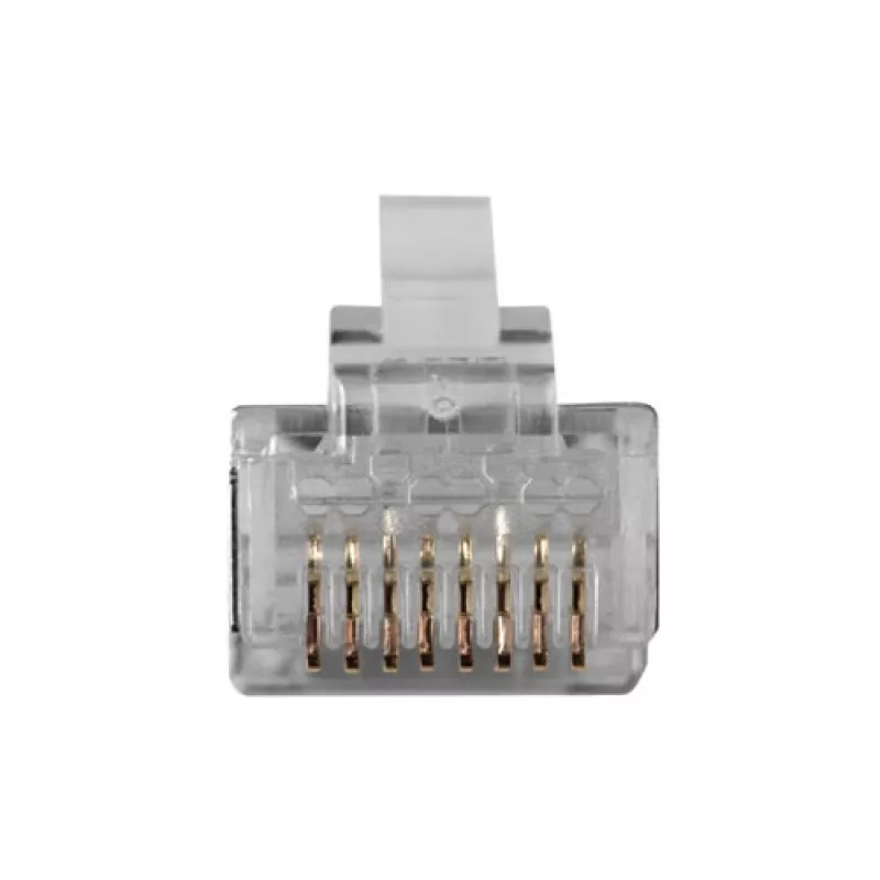 ACT RJ45 (8P/8C) CAT6 varjestatud modulaarpistik ümarkaablile tahkete või keerutatud soontega