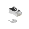 ACT RJ45 (8P/8C) CAT6 varjestatud modulaarpistik ümarkaablile tahkete või keerutatud soontega