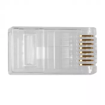 ACT RJ45 (8P/8C) CAT6 modulaarpistik ümarkaablile, täis- või keerdkihtjuhtidega