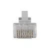 ACT RJ45 (8P/8C) CAT6 modulaarpistik ümarkaablile, täis- või keerdkihtjuhtidega