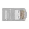 ACT RJ45 (8P/8C) CAT6 modulaarpistik ümarkaablile, täis- või keerdkihtjuhtidega