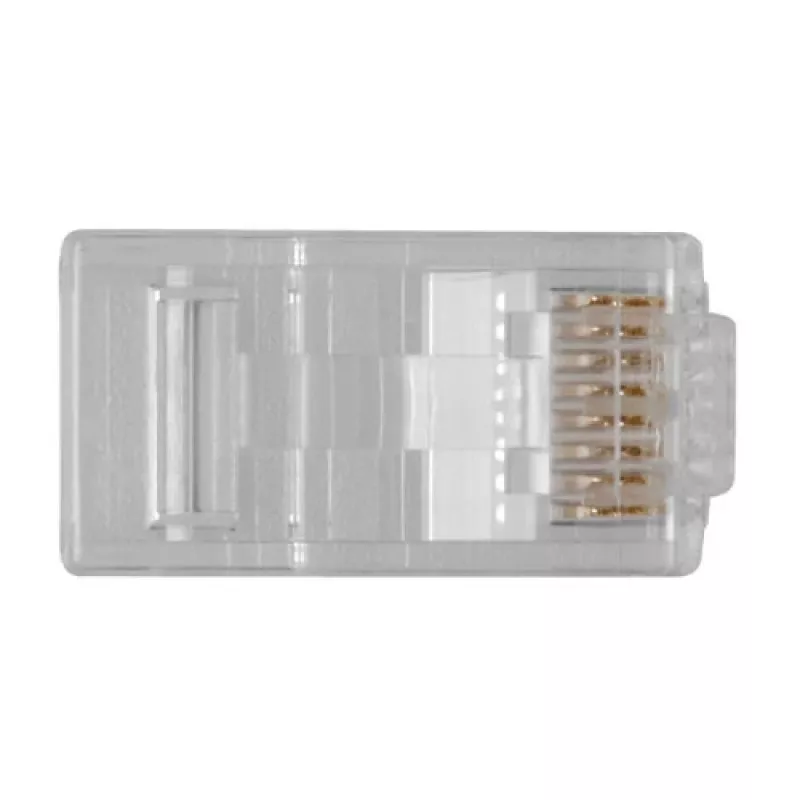 ACT RJ45 (8P/8C) CAT6 modulaarpistik ümarkaablile, täis- või keerdkihtjuhtidega