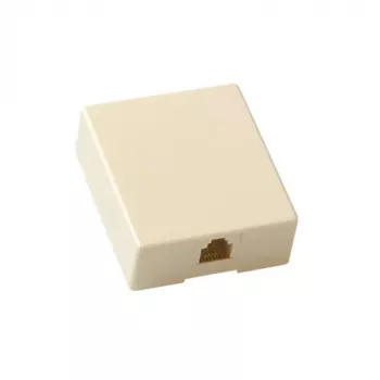 ACT modulaarpinnaüksus telefoni üksik RJ-12, RJ-12, beež, ABS-sünteetika, 40 mm, 50 mm, 1,2 mm