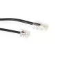 ACT must 10-meetrine lame telefonikaabel RJ11 ja RJ45 pistikutega
