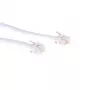 ACT lame telefonikaabel, valge, 10 m, RJ12-pistikud